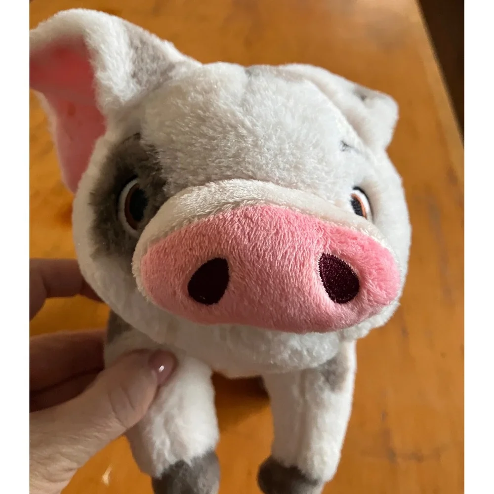 Disney Pua Plush Toy Kids 9 Inch White Moana Pig Spotted Stuffed Animal